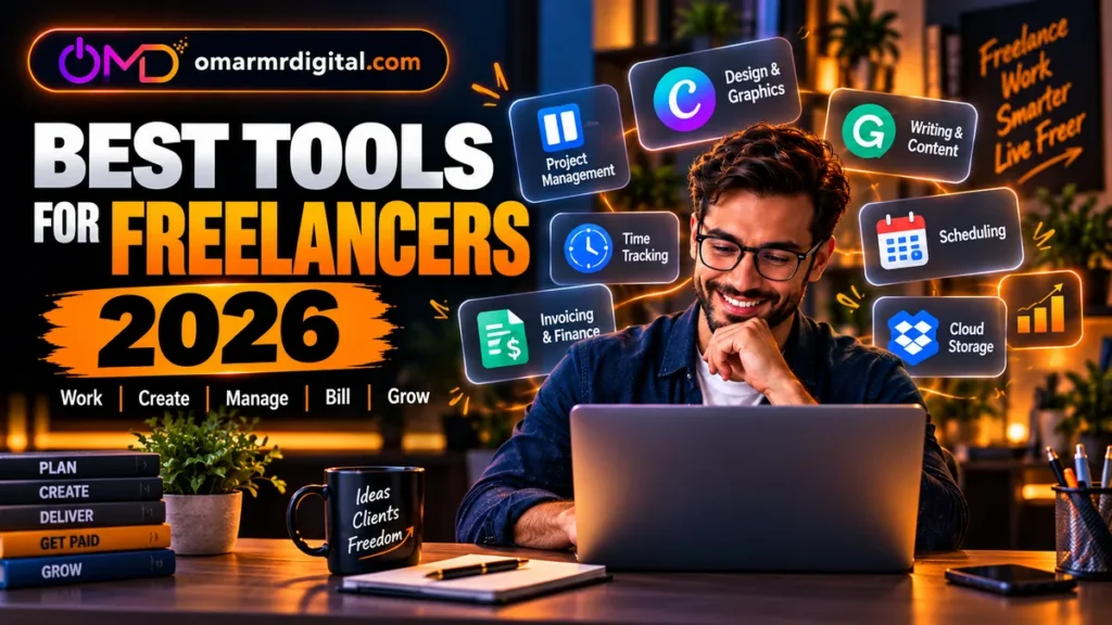 Best tools for freelancers in 2026 for project management, design, writing, scheduling and productivity